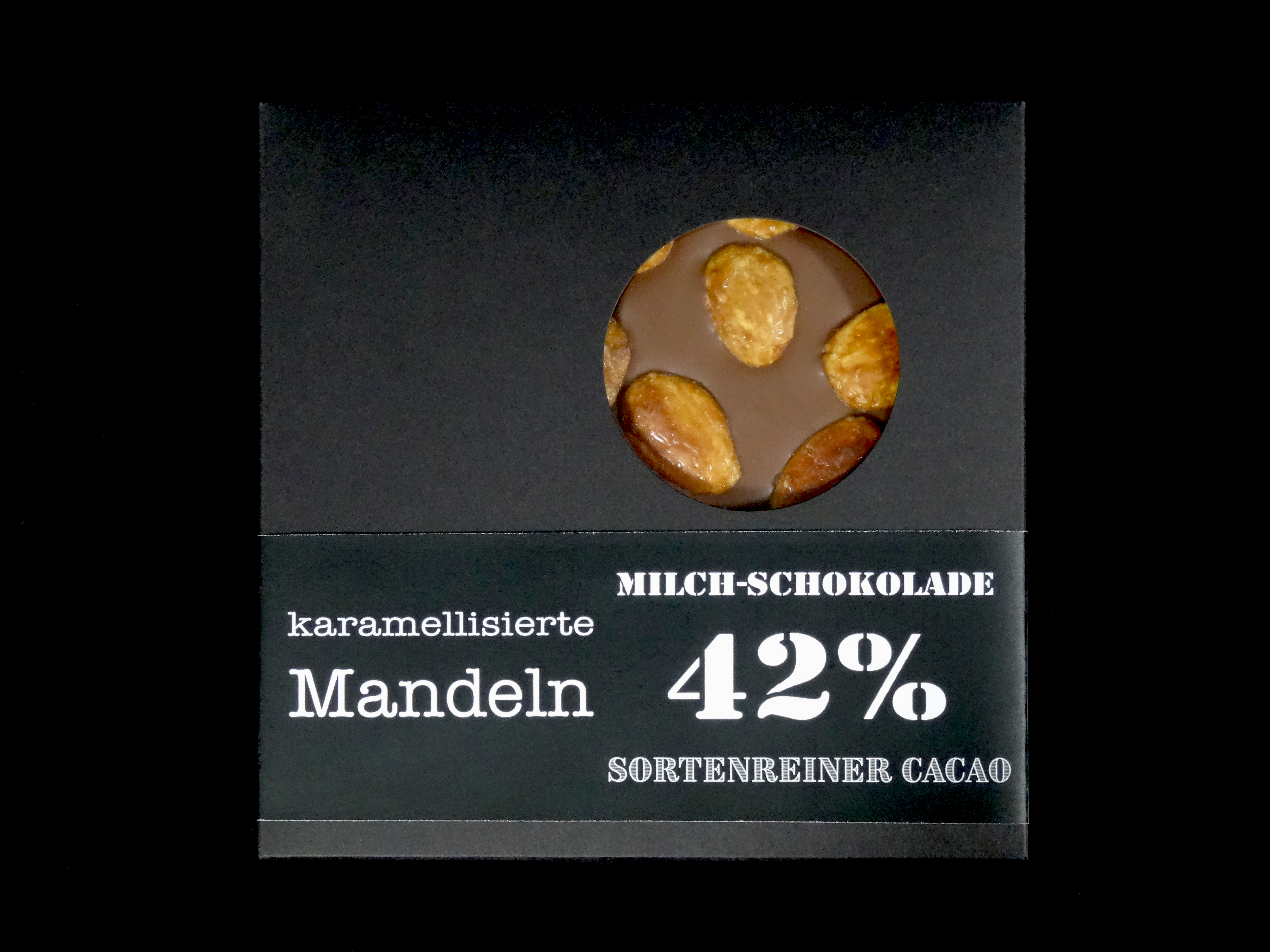 Grand Cru Tafelschokolade karamellisierte Mandeln