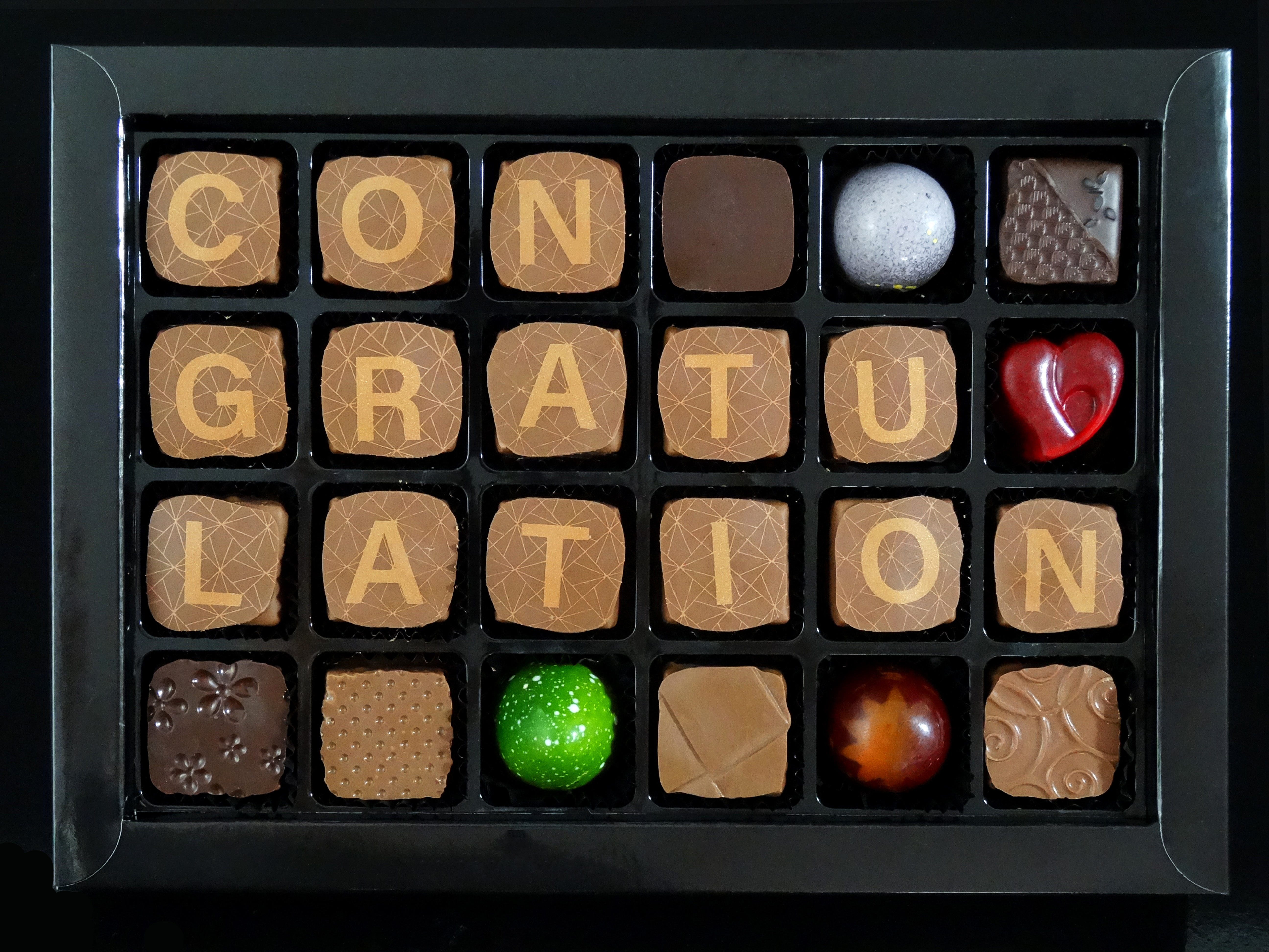 Chocolate Message "Ihr Text ......"