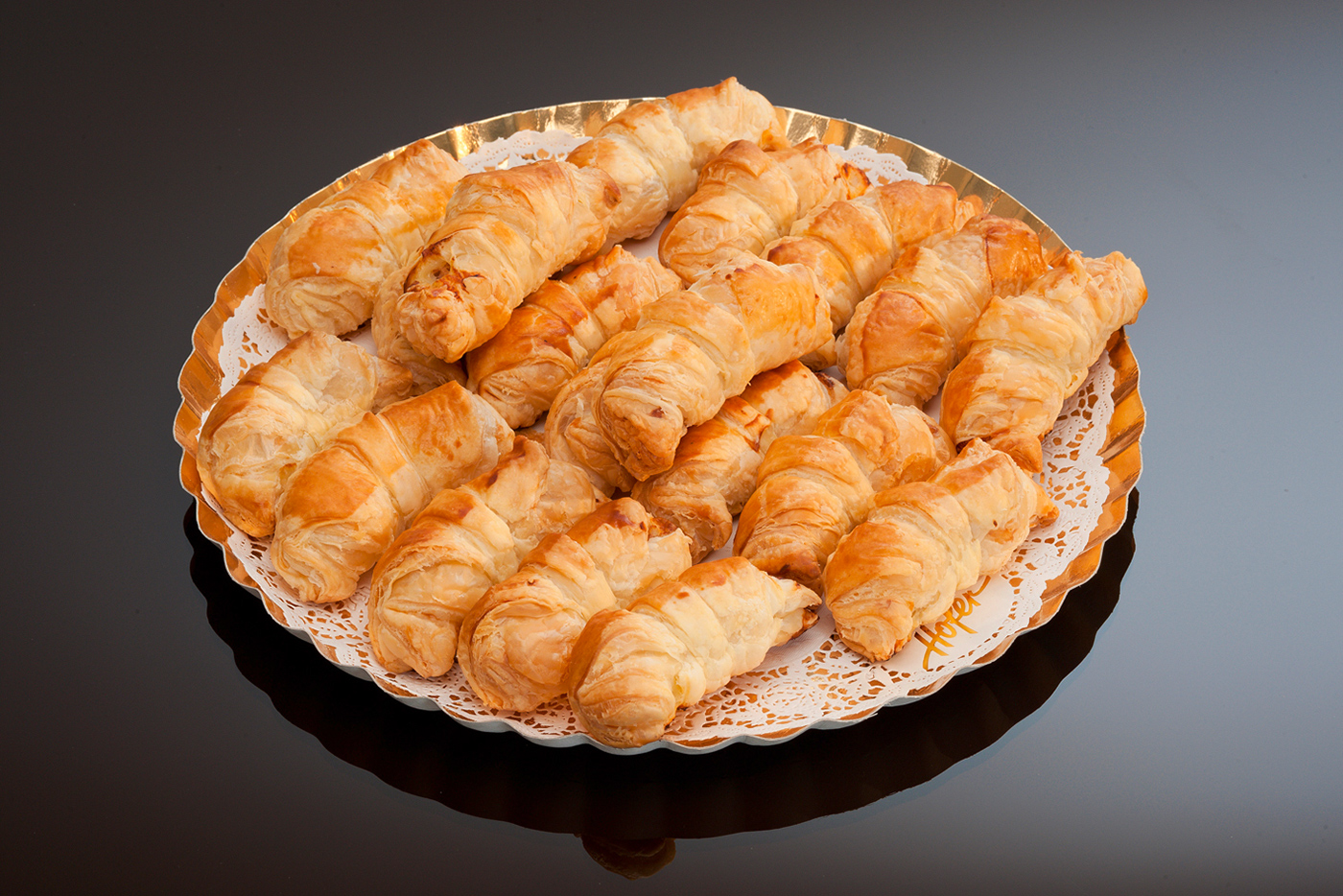 Schinkengipfeli klein, Platte à 20 Stück