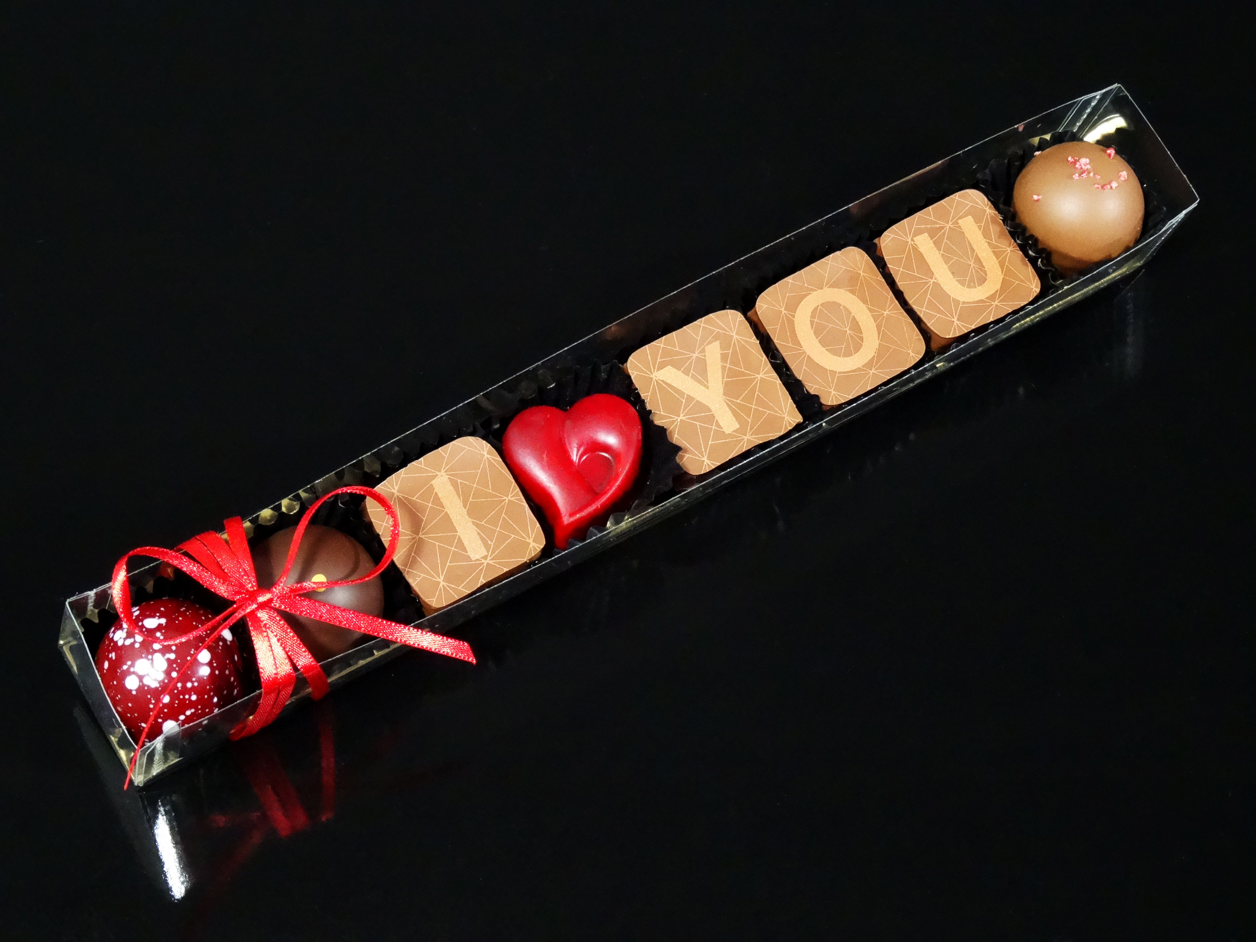 Chocolate Message "I love you"