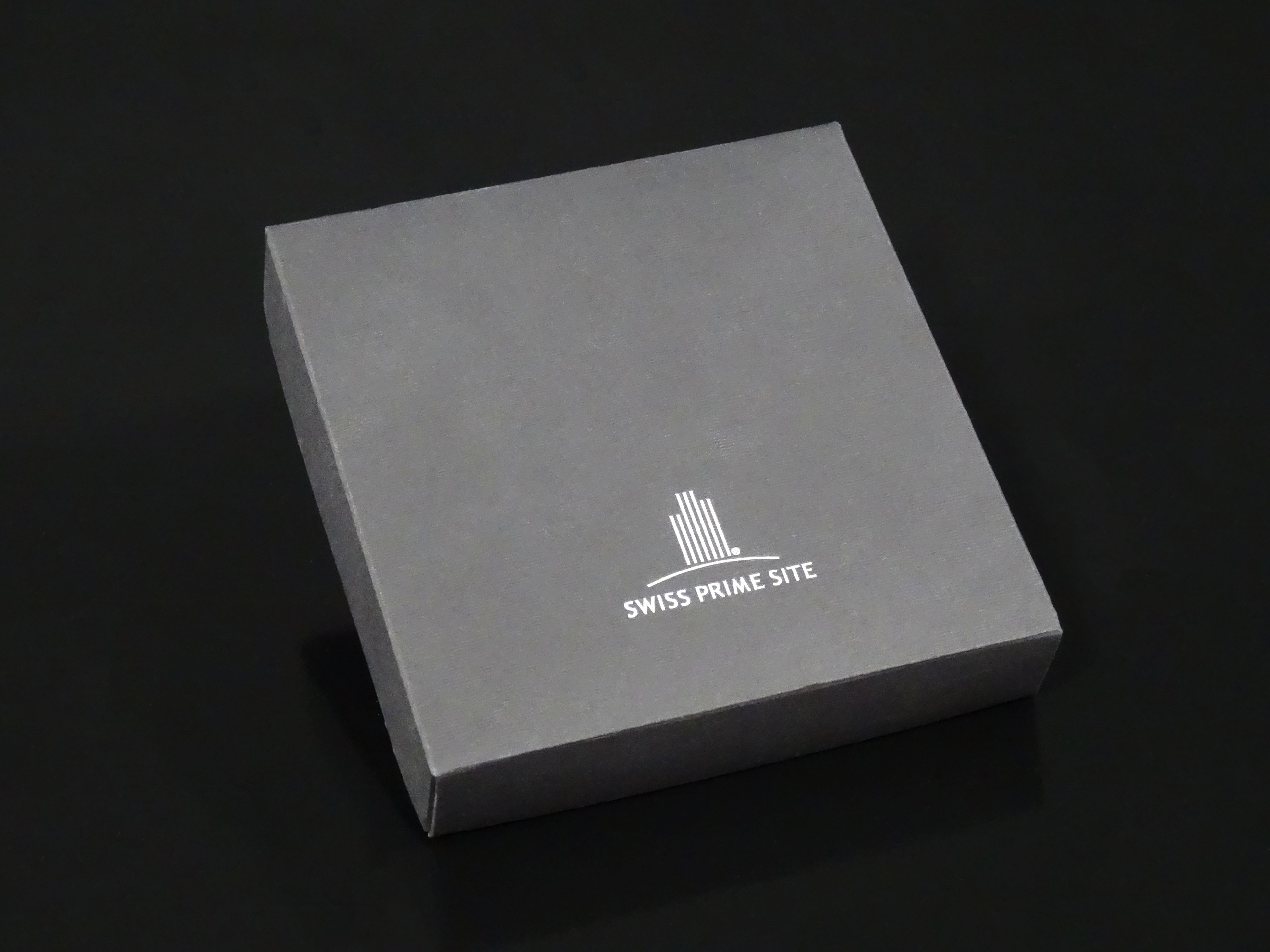 Pralinés-Schachtel personalisiert mit Prägedruck