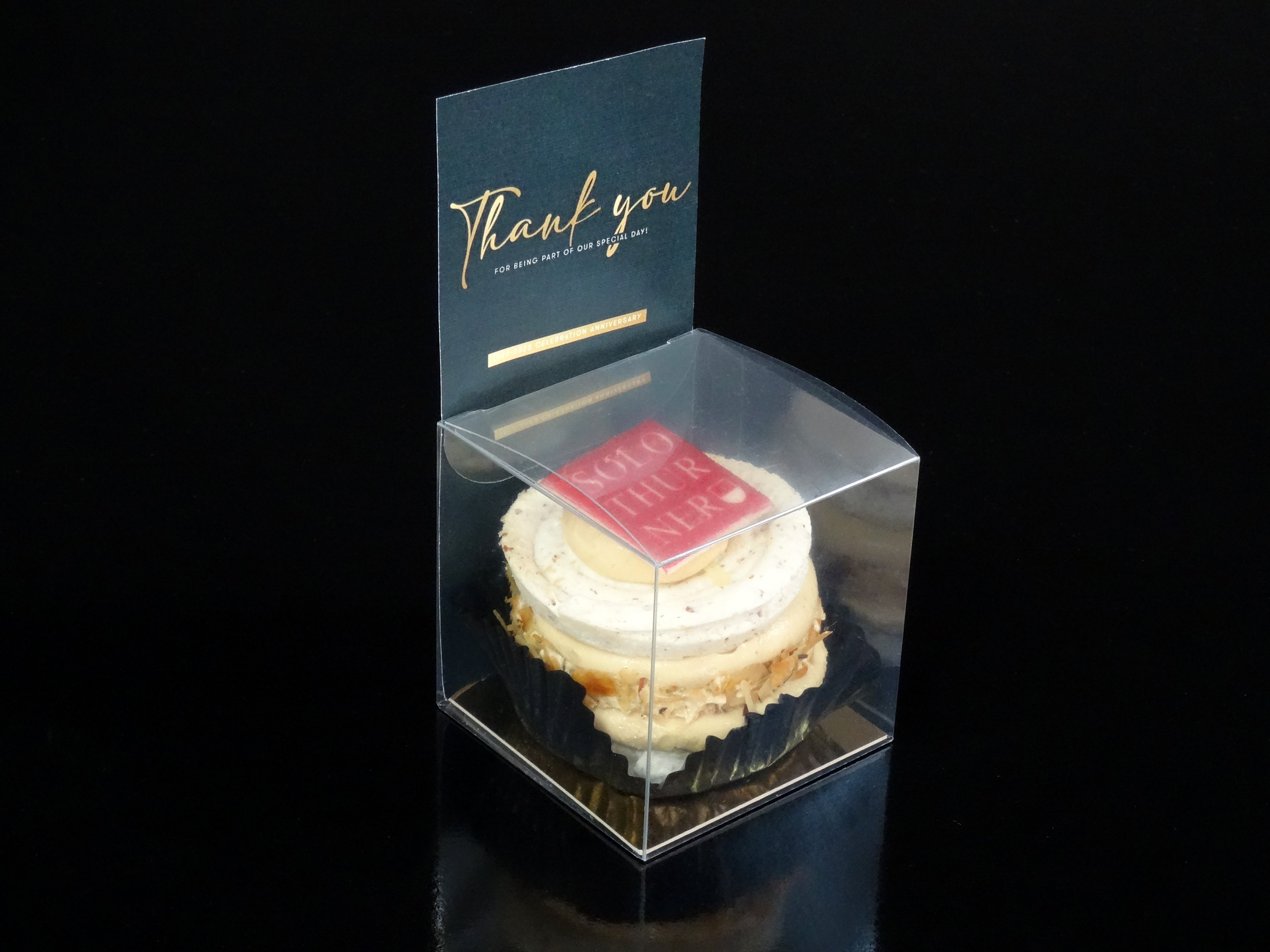 Solothurner Kuchen mini im Box, personalisiert