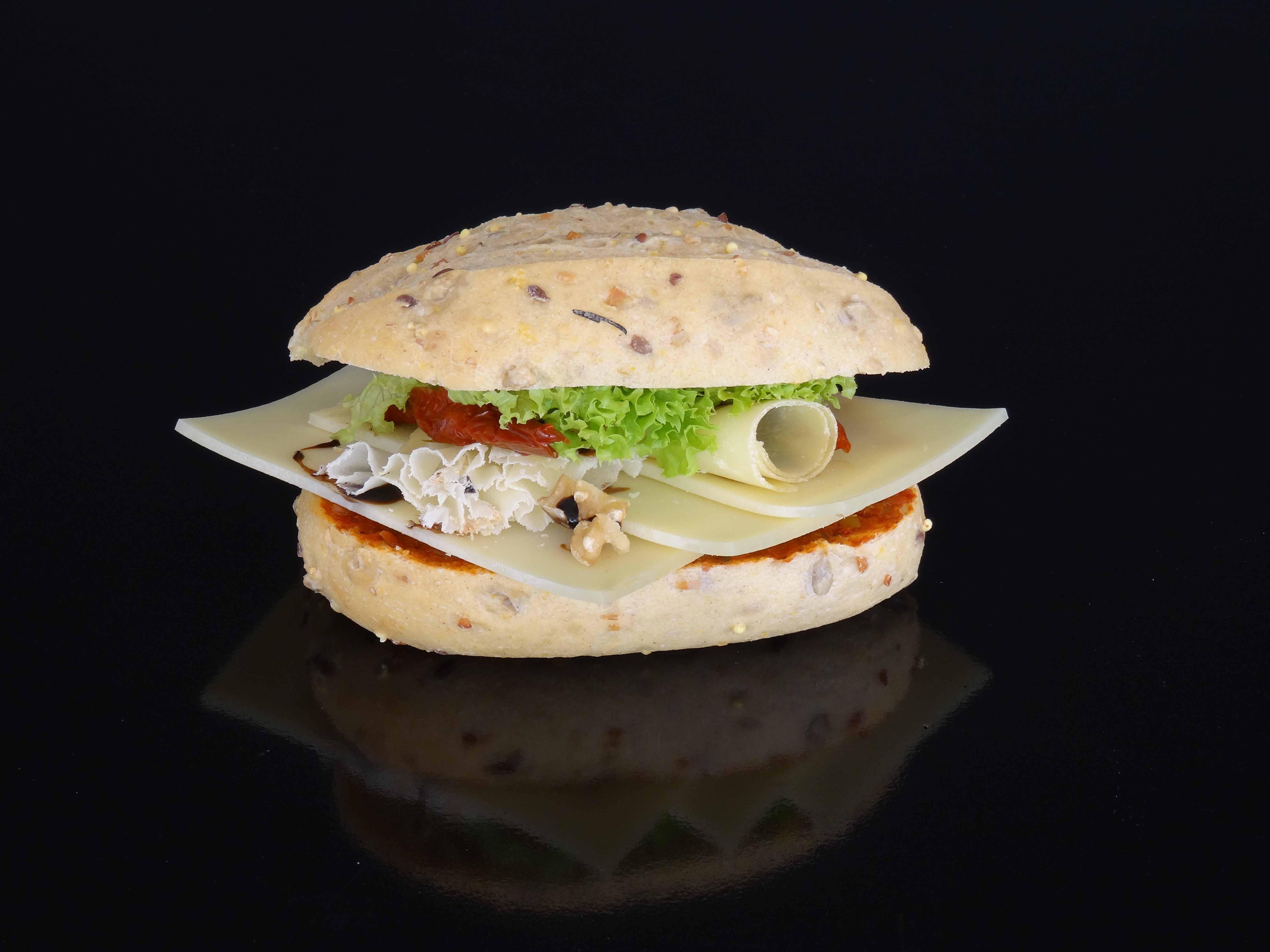 Korn-Sandwich Greyerzer