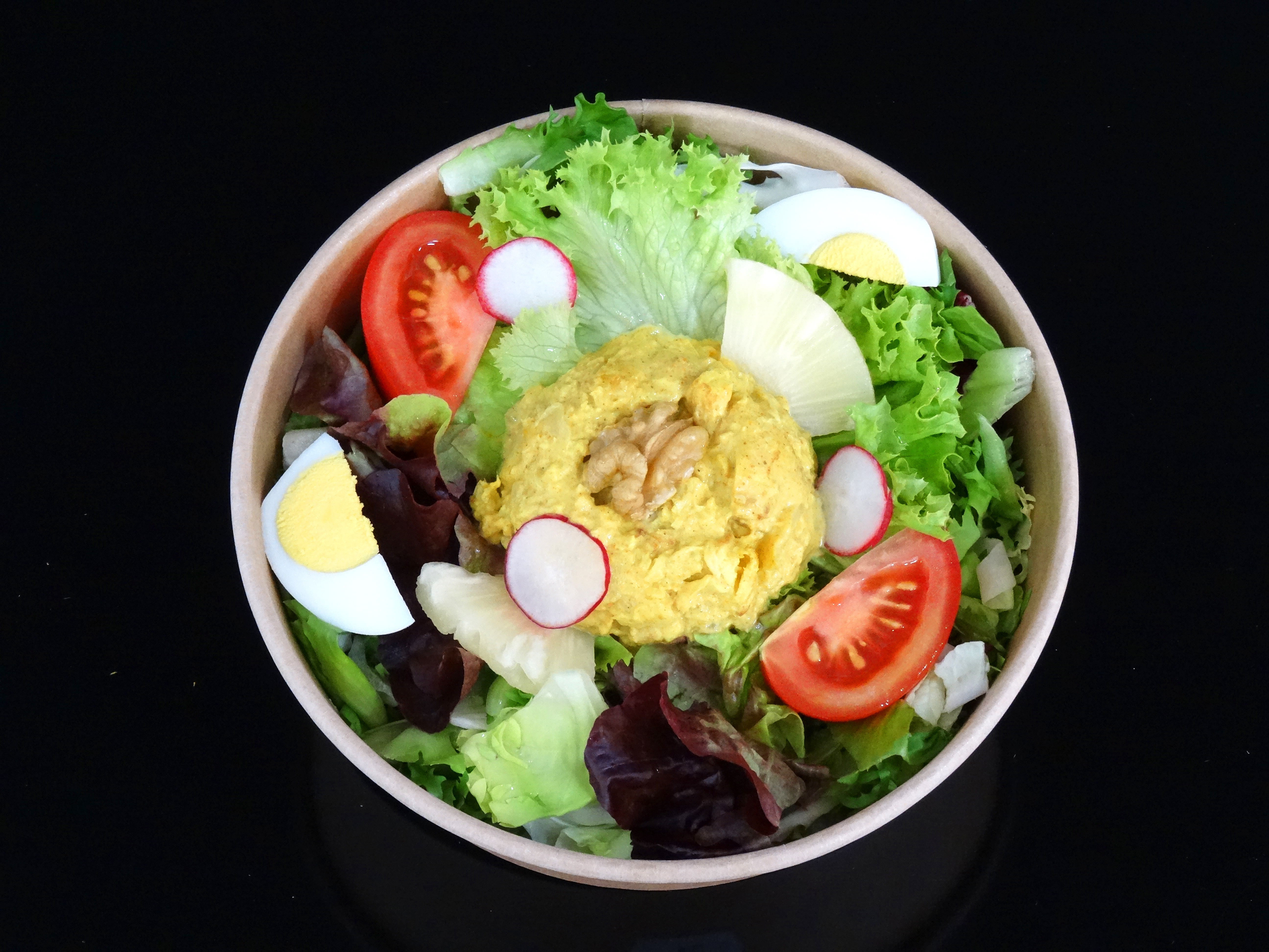 Poulet-Curry-Salat